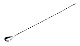 APS 93153 Barlöffel, Edelstahl, mit gedrehtem Stiel, Länge 40 cm