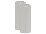 npluseins Doppelpack Jersey Nackenrolle-Kissenbezug - Uni Kissenhülle 1389.1908, ca. 40 x...