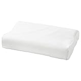 Ikea Rosenskarm 504.493.42 Kissenbezug für ergonomisches Kissen, Weiß, 33 x 50 cm