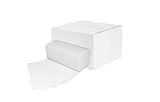 Papierhandtücher 24 x 21 cm |Falthandtücher ZZ-/V-Falz | 2-lagig Weiß | (20 x...