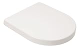 Calmwaters® Antibakterieller WC Sitz mit Absenkautomatik Honest, WC Deckel überlappend,...
