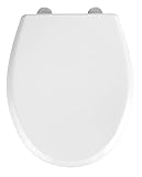 WENKO WC-Sitz Gubbio, hygienischer Toilettensitz mit Absenkautomatik, stabiler WC-Deckel...