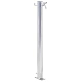 Wassersäule für den Garten 40 cm Edelstahl Rund, LAPOOH Wassersäule Garten,...