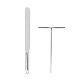 Crepes Wender, 2 Pcs Crepes Maker Zubehör, Multifunktional Crepes Verteiler,...