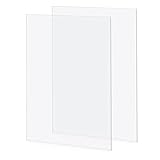 2 Stück 42 x 29 cm transparente Plexiglas Kunststoff Acrylplatte 2 mm dick, klare...