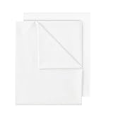 Green Mark Textilien 2er Pack Bettlaken 250 x 150 cm – Weißes, gewebtes...
