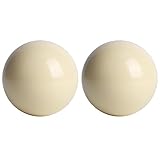 MAGT Billardkugel Weiß, 2 Stück Billardtisch Snooker Pool Spielball Harz Weiss...