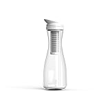 Tappwater PitcherPro - Glaskaraffe mit Deckel 1,45L - Filterkanne für...