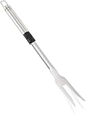 Leifheit Fleischgabel ProLine-Serie, spitze Bratengabel 37 cm, Grillgabel aus rostfreiem...
