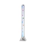 LeuchtenDirekt LED Wassersäule H120cm, RGB-Farbwechsel, bedienbar über Schnurschalter,...