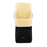 WERNER CHRIST BABY, Lammfell-Fußsack AROSA – warme Buggy, Kinderwagen-Fußsack (Kinder...