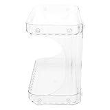 BUGUUYO Eckregal Bad Badezimmer Organizer Schminkregal Für Arbeitsplatte Hautpflege...