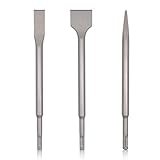 Cisolen 3tlg Meißel Set Fliesenmeißel Breitmeißel 20mm Flachmeißel 40mm Spitzmeißel...