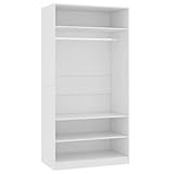 vidaXL Kleiderschrank offen Einlegeboden Regal Kleiderständer Schrank...