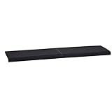 Lycce XXL Klemmkissen Kissen für Sitzbank Kunstleder schwarz 150cm x 38cm