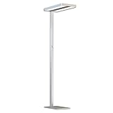INNOVATE LED Stehlampe Büro Tageslicht – 40W+40W Up Down Office Stehleuchte dimmbar...