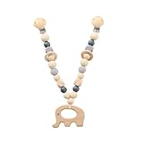 HOVCEH Kinderwagenkette Holz Baby, Kinderwagen Kette für Babys,...