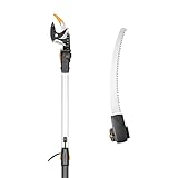 Fiskars Schneidgiraffen-Set, Bypass Teleskop-Schneidgiraffe, Stahlklinge/Aluminiumstiel,...