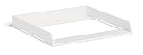 Bellabino Oti Wickelaufsatz passend für IKEA Malm, Hemnes, Nordli Kommoden, weiß, 10 x...