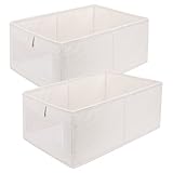 Sosayet Aufbewahrungsbox, 2er Set Wardrobe Organizer, Faltbox Aufbewahrungskiste...