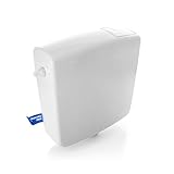BigDean Spülkasten für WC Toiletten Weiß 6-9 Liter Spartaste Aufputz Aufputzspülkasten...