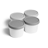 SPRINGLANE 4er-Set Eisbehälter für Speiseeis 400 ml, Aufbewahrungsbehälter,...