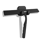 Fensterwischer mit Halterung Scharz - Duschabzieher,Perfekt für Dusche,...