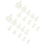 STOBAZA 500 Stück ABS Künstliche Zehennägel Full Cover In Naturfarbe mit Verschiedenen...