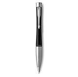Parker Urban Twist-Kugelschreiber | Mattschwarz mit Chrom-Zierteilen | mit...