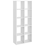 VASAGLE Bücherregal, mit 10 Fächern, Standregal, Aufbewahrungsregal, Regal,...