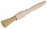 teemando® Haushaltspinsel, rund, 18 x 1,8 cm, ein runder Backpinsel mit Naturborsten und...