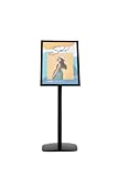 DISPLAY SALES Infoständer für DIN A2 Plakate | Schwarzer Design Informationsständer |...