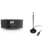 Hama DAB Radio Internetradio mit CD Player & DAB+ DIR3510SCBTX & Oehlbach Radio Rod DAB+...