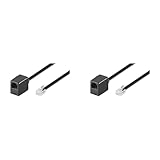 goobay 68263 Modularverlängerungskabel, RJ12-Stecker (6P6C)  RJ12-Buchse (6P6C),...