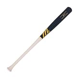 MARUCCI AP5 Baseballschläger aus Ahornholz, weißgetönt/marineblau, 30