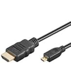 BIGtec 1,5m Micro HDMI Kabel High Speed with Ethernet A/D 1,50m 1,5 m HDMI mikro...