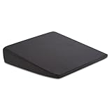 Keil Kissen schwarz 37 x 37 x 8 Keilkissen für angenehme Sitzposition, Bezug mit...