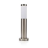 Smartwares Wegleuchte für den Garten - 1x E27 Fassung - Edelstahl – IP44,...