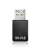 BrosTrend AX900 Mini USB WLAN Stick WiFi 6, DualBand 600Mbit/s 5GHz + 286Mbit/s...
