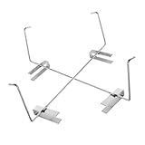 TEHAUX 2 Stück Edelstahl Bienenstockrahmenhalter Robustes Beekeeping Regal zur...