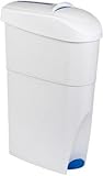 Blanc HYGIENIC • Damenhygiene-Behälter geschlossen • 15 Liter • Fußpedal zum...