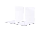 MAUL Buchstütze aus Metall (2er Pack) 14x12x14cm | Bücherhalter, Organizer...