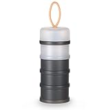 Vicloon Milchpulver Portionierer, Stapelbare Babynahrung Säuglingsnahrung,4 Lagiger...