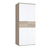 Forte WINNIE Schrank 80, Kleiderschrank klein, Kinderzimmerschrank, Skandinavischer Stil,...