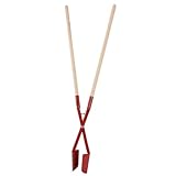 Galaflor Handbagger (Stahl) mit Holz-Stiel (95 cm) - Gesamtlänge 152 cm, Gewicht: 5,6kg -...