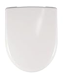Geberit WC Sitz Renova (Deckel überlappend, Befestigung von oben, Farbe weiß,...