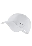 Nike Heritage 86 Metal Swoosh Kids Cap (one Size, White)