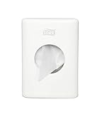 Tork 566000 Spender für Hygienebeutel in Weiß / Tork B5 Hygienebeutelhalter in modernem...