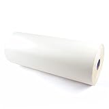 Generisch 1 Rolle Einschlagpapier, unbedruckt, weiß, 50 cm, 10 kg, für...