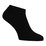 Happy Bavaria 6 Paar Sneakersocken Bambus schwarz Bambussocken Herrensocken...
